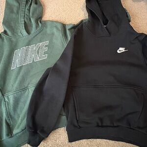 Nike YpurhGreen and Black Hoodies